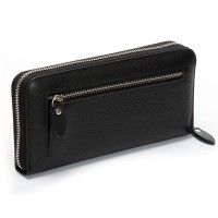 Женский кожаный кошелек Bright DR. BOND W201 black