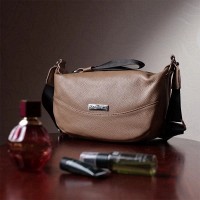 Молодежная женская кожаная сумка через плечо Vintage 22618 