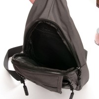 Мужская тканевая сумка-слинг Lanpad 0936 grey бол