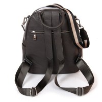 Женская кожаный рюкзак ALEX RAI 8907-9 grey