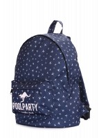 Женский текстильный рюкзак POOLPARTY backpack-planes-darkblue