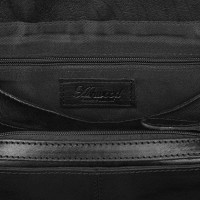 Мужская кожаная сумка через плечо Ashwood 8342 Black 