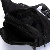 Мужская сумка на пояс Lanpad 61057 black