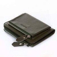 Женский кожаный кошелек Classik  DR. BOND WN-23-20 green