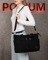 Женская тканевая сумка Jielshi 0889 black