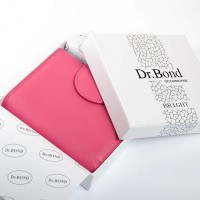 Женский кожаный кошелек Bright DR. BOND WS-36 plum-red