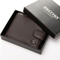 Мужской кожаный кошелек BE BRETTON 208-0611 brown