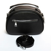 Женский молодежный кожаный клатч ALEX RAI 29052 black