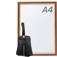 Женская кожаная ключница ETERNO AN-081FL-black