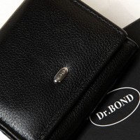 Кожаный мужской кошелек Classic DR. BOND M86 black