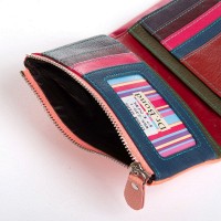 Женский кожаный кошелек Classik  DR. BOND WRS-239-1 pink