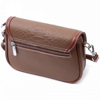 Молодежная женская кожаная сумка через плечо Vintage 22621 