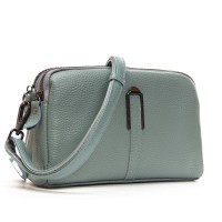 Женский молодежный кожаный клатч ALEX RAI 99084 blue