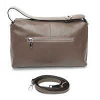 Женская кожаная сумка классическая ALEX RAI 91377 khaki