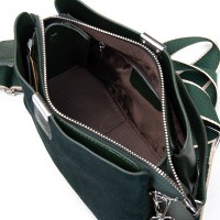 Женская замшевая сумка ALEX RAI 99119 green