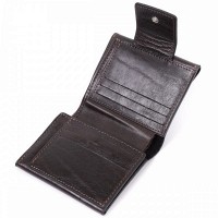 Кожаный мужской кошелек ручной работы GRANDE PELLE 22574 