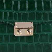 Женская кожаная сумка Ashwood C50 Green (Зеленый)