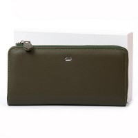 Женский кожаный кошелек Classik  DR. BOND WN-23-21 green