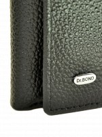 Мужское кожаное портмоне-ключница Classik DR. BOND M6 black
