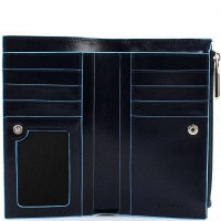 Кожаный кошелек Piquadro BL SQUARE/N.Blue PD4572B2R_BLU2