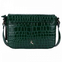 Женская кожаная сумка Ashwood C50 Green (Зеленый)