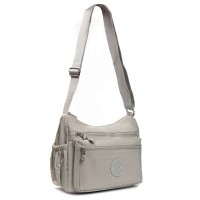 Летняя тканевая сумка Jielshi  3747 beige