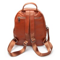 Женский кожаный рюкзак ALEX RAI 95518-9 camel