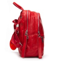 Женский кожаный рюкзак ALEX RAI 95517-9 red