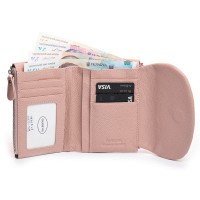 Женский кожаный кошелек Bright DR. BOND WS-239 pink