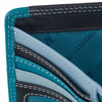 Женский кожаный кошелек Visconti RB97 Blue Multi