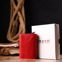 Женская визитница из натуральной кожи KARYA 20981 