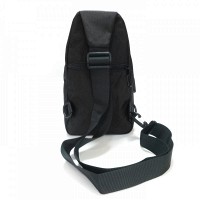 Мужская тканевая сумка-слинг Lanpad 80002 black