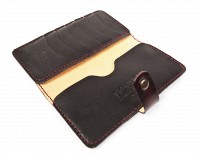 Мужское портмоне ручной работы из кожи BOGZ Long+ A Bordo P14M4M5S5