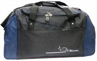 Спортивная сумка Wallaby 447-1 черный с синим, 59 л