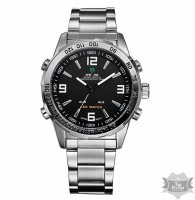 Мужские наручные спортивные часы Weide Standart Silver (1506)