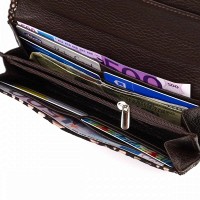 Женский кожаный кошелек  CANPELLINI 21713 