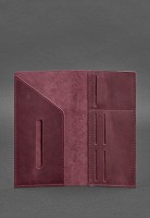 Кожаный тревел-кейс  BlankNote 3.1 бордовый Crazy Horse BN-TK-3-1-VIN-KR