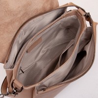 Женская кожаная сумка ALEX RAI 99104 l.camel