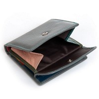 Женский кожаный кошелек Rainbow DR. BOND WRS-33-1 gray