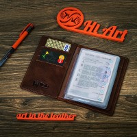 Обложка-органайзер для документов из кожи HiArt AD-01 7 Wonders of the World