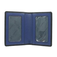 Кожаная визитница с RFID защитой Visconti vsl24 blk/cob