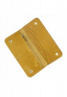 Мужское кожаное портмоне The Wings Mark 2 желтый винтаж TW-MARK-2-YELL-CRZ