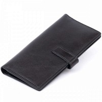 Женский кожаный кошелек GRANDE PELLE 11324 Черный