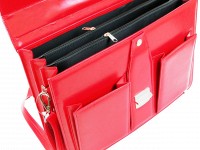 Женский портфель из эко кожи AMO SST10 красный