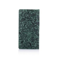 Кожаный бумажник Hi Art Let's Go Travel WP-02-S19-5920-T007