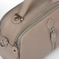 Женский молодежный кожаный клатч ALEX RAI 2906 L-grey