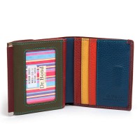 Женский кожаный кошелек Rainbow DR. BOND WRS-33-1 wine red