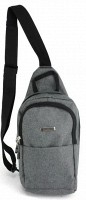 Рюкзак Городской однолямочный на одно плечо Wallaby 112 grey