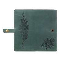 Тревел-кейс из кожи Hi Art TC-01 Mehendi Classic зеленый