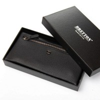 Мужской кожаный кошелек BE BRETTON 162-2 black